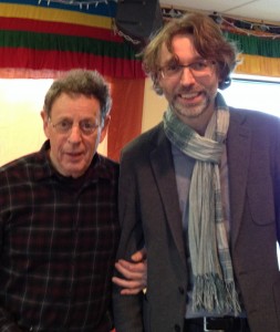 Philip Glass en Gertjan Eldering